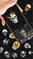 Фон клавиатуры Skull  King Gra постер