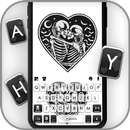 Skull Love Heart Klavye Arkapl APK