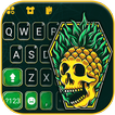 خلفية الكيبورد Skull Pineapple