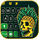 خلفية الكيبورد Skull Pineapple APK