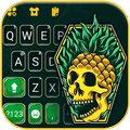 Skull Pineapple Keyboard Backg