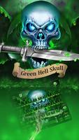 最新版、クールなGreen Hell Skullのテーマキー スクリーンショット 2