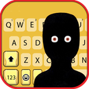 Shadow Man Eyes Keyboard Backg APK