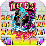 Shark Graffiti 3D Zeichen