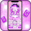 Fond de clavier Shine Butterfl APK