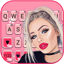 الكيبورد Shine Pink Beauty APK