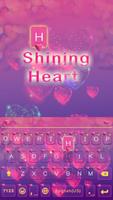 Shining Heart Keyboard Theme poster
