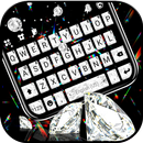 Fond de clavier Shiny Diamonds APK