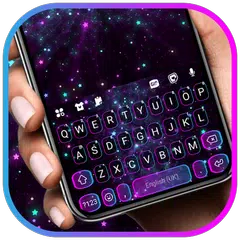 Shiny Galaxy Live Theme APK download