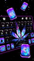 الكيبورد Shiny Galaxy Weed تصوير الشاشة 1