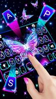 тема Shiny Neon Butterfly скриншот 1