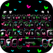 Shiny Neon Hearts Tema