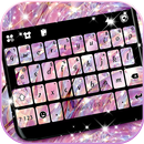 Fond de clavier Shiny Pink Dia APK