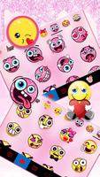 Chủ Đề Bàn Phím Shiny Pink Dri ảnh chụp màn hình 3