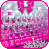 ثيم لوحة المفاتيح Shiny Pink S أيقونة