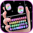 الكيبورد Shiny Rainbow Button أيقونة