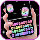 الكيبورد Shiny Rainbow Button أيقونة