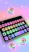 الكيبورد Shiny Rainbow Button تصوير الشاشة 1