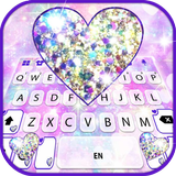 خلفية الكيبورد Shiny Sparkle H أيقونة