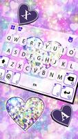 خلفية الكيبورد Shiny Sparkle H تصوير الشاشة 2