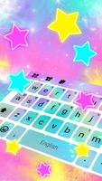 خلفية الكيبورد Shiny Stars Liv تصوير الشاشة 1