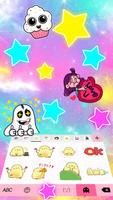 خلفية الكيبورد Shiny Stars Liv تصوير الشاشة 2
