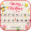 Фон клавиатуры Simple Christma