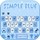 Fond de clavier Simple Blue SM APK
