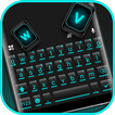 Simple Black Blue Tema
