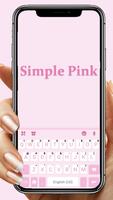 Motywy Simple Pink plakat