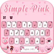 Fond de clavier Simple Pink SM