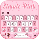 Fond de clavier Simple Pink SM APK