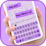 Simple Purple SMS キーボード