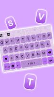 الكيبورد Simple Purple SMS تصوير الشاشة 1