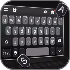 最新版、クールな Simply Black のテーマキーボー アプリダウンロード