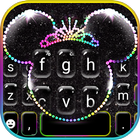 Silver Glitter Minny icon