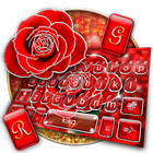 Silver Glitter Red Rose 图标