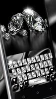 Silver Luxury Silk Poster