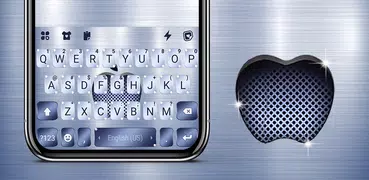 Silver Metallic 主題鍵盤