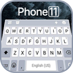 Silver Phone 11 Pro 키보드 테마