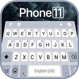 ثيم لوحة المفاتيح Silver Phone أيقونة