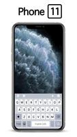 ثيم لوحة المفاتيح Silver Phone الملصق