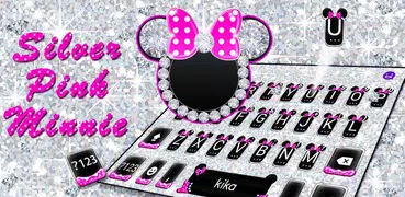 Diamond Pink Minnies Keyboard