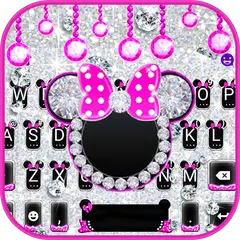 Diamond Pink Minnies Keyboard APK download