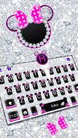 Diamond Pink Minnies Keyboard screenshot 1