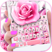 Teclado Silver Pink Rose