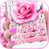 Silver Pink Rose icône