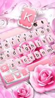 тема Silver Pink Rose постер