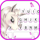 Silver Unicorn Butterfly Keybo APK