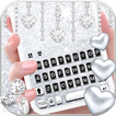 Silvery Glitter Tastatur-Thema